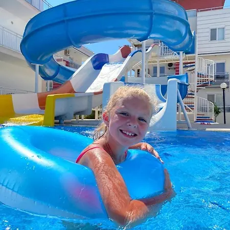 Apartment Antalya 1 Nirvana Club First Floor Two Bedrooms Pool View With Water Slide Close To Center *