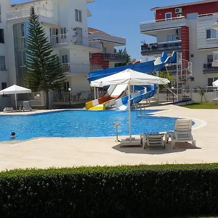 Antalya 1 Nirvana Club First Floor Two Bedrooms Pool View With Water Slide Close To Center Apartment
